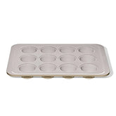 Non-Stick Pro Ceramic Coated Metal Bakeware 12-Cup Muffin Pan - Biscuit