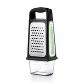 Etched Box Grater With Removable Zester