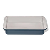 Non-Stick Pro Ceramic Coated Metal Bakeware 9” x 13” Cake Pan – Storm Blue