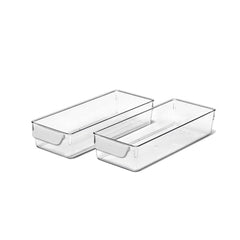 4 Piece Refrigerator Storage Bin Starter Set