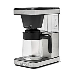 8-Cup Coffee Maker with Podless Single-Serve Function and Glass Carafe