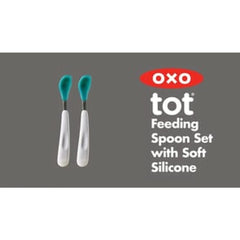Feeding Spoon Set with Soft Silicone
