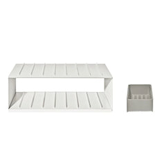 Water Bottle Organizer with Accessory Bin