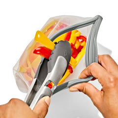 Silicone Reusable Bag Stand-Up Half Gallon (64 oz) - Fog