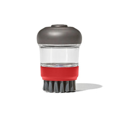 Outdoor Soap Dispensing Dish Brush with Storage Case