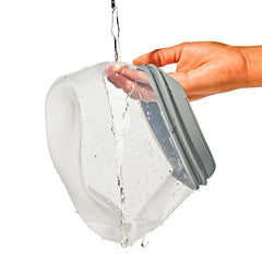 Silicone Reusable Bag Stand-Up Half Gallon (64 oz) - Fog