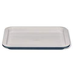 Non-Stick Pro Ceramic Coated Metal Bakeware Quarter Sheet Pan - Storm Blue