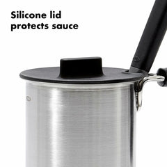 Grilling Basting Pot and Brush Set