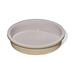 Non-Stick Pro Ceramic Coated Metal Bakeware 9" Round Cake Pan - Biscuit