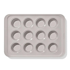 Non-Stick Pro Ceramic Coated Metal Bakeware 12 Cup Muffin Pan – Storm Blue