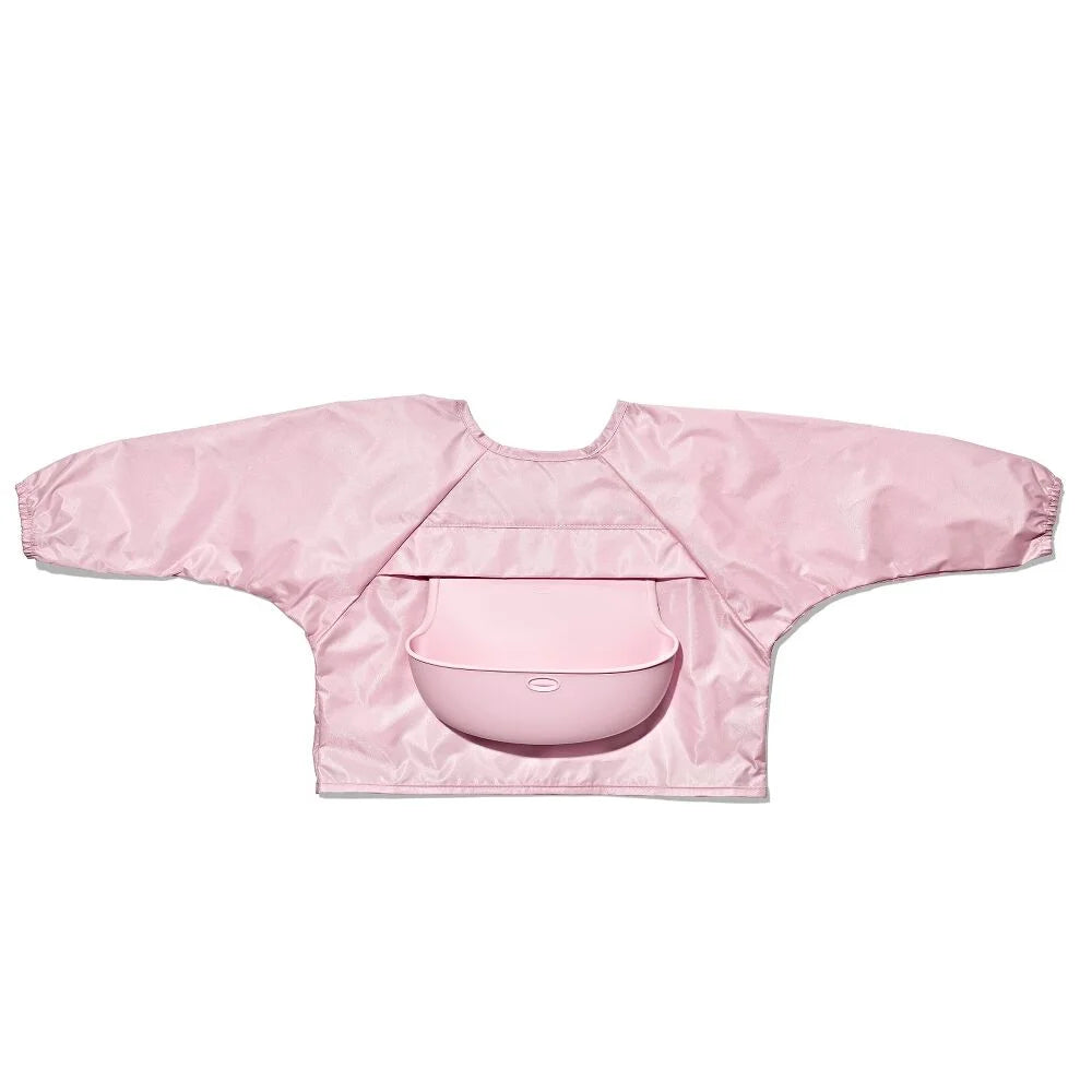 Sleeved Roll-Up Bib - Blossom