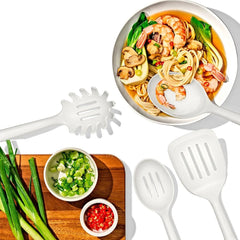 4-Piece Nylon Utensils Set - Oat
