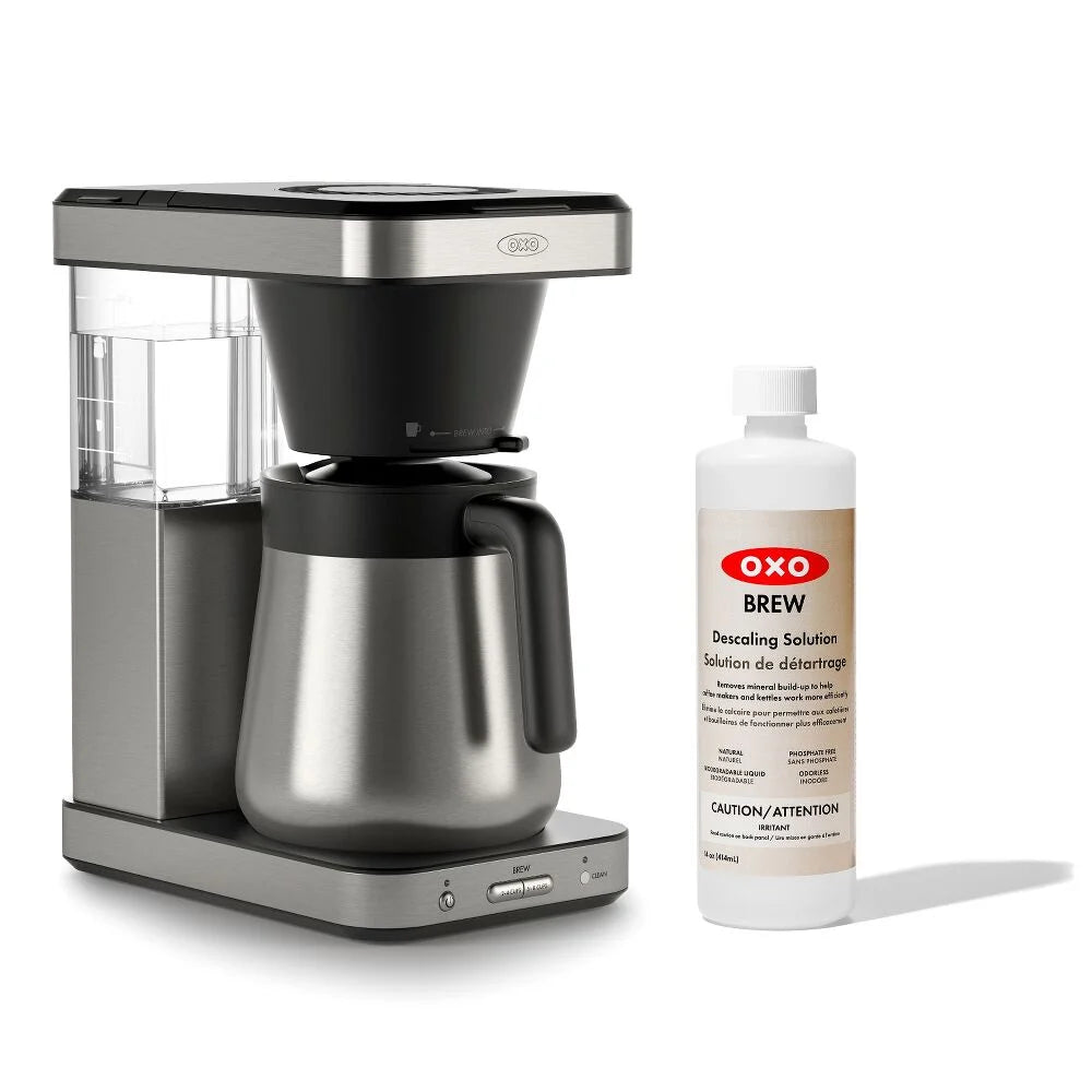 8-Cup Coffee Maker & Descaling Solution Bundle