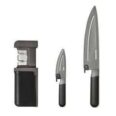 3-Piece Knife & Sharpener Set