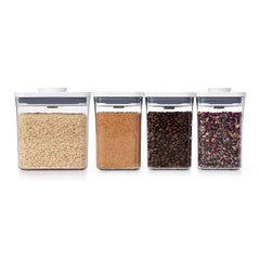 POP Container - Big Square Short (2.8 Qt.) & 3-Piece POP Container Value Set Bundle