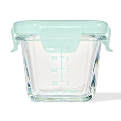 Glass Baby Blocks Food Storage Containers (4 oz) - Opal